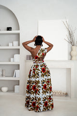LOLA African print Maxi Infinity dress