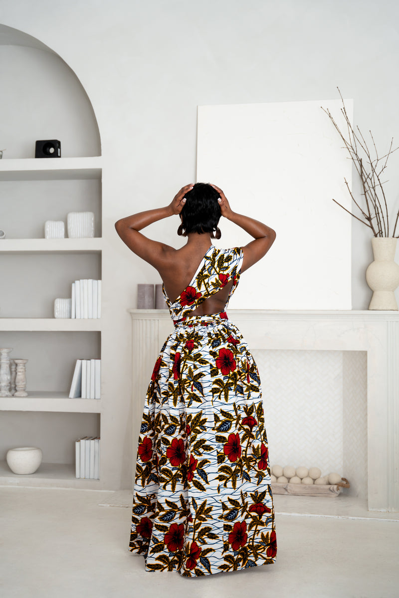 LOLA African print Maxi Infinity dress