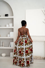 LOLA African print Maxi Infinity dress
