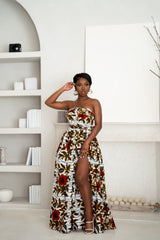 LOLA African print Maxi Infinity dress