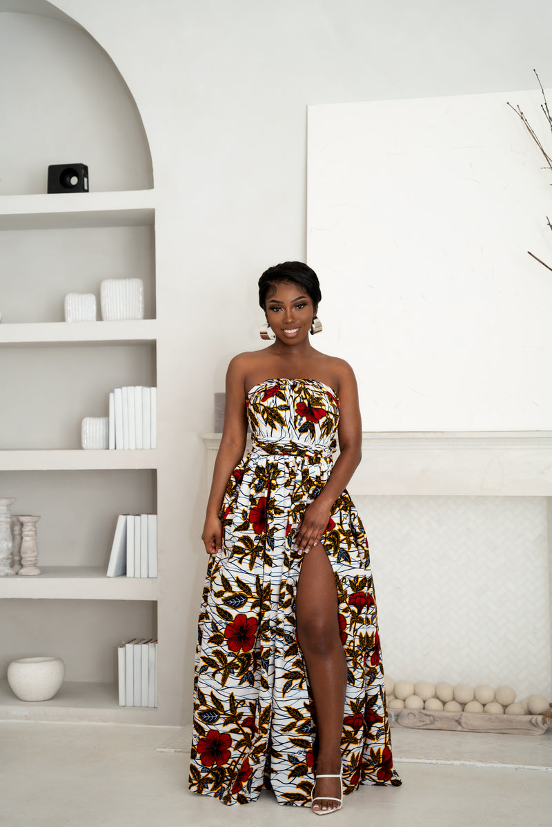 LOLA African print Maxi Infinity dress