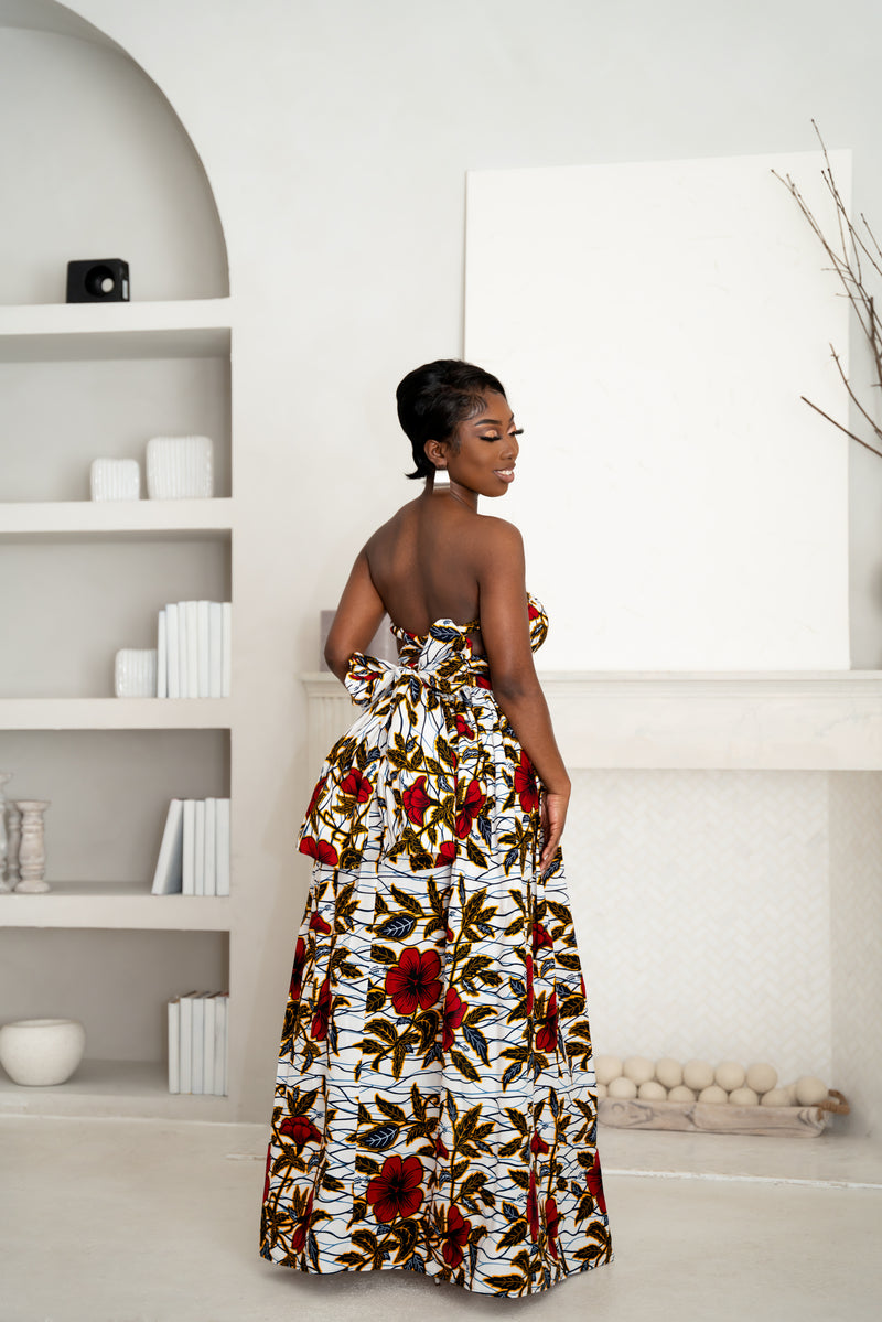 LOLA African print Maxi Infinity dress