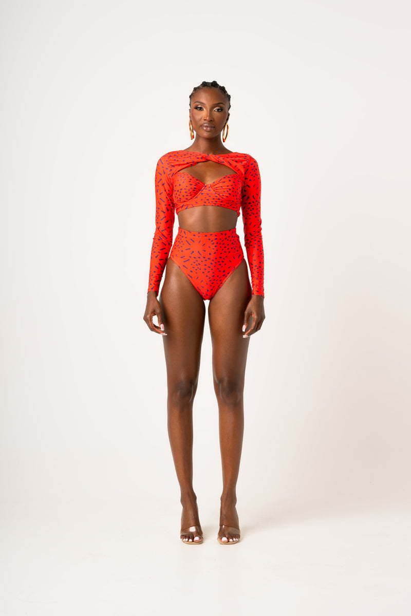 SAMIAH High Waist Bikini Bottom