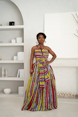 OPE African print Maxi Infinity dress