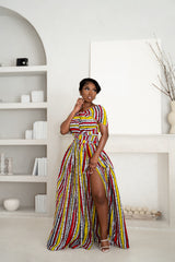 OPE African print Maxi Infinity dress