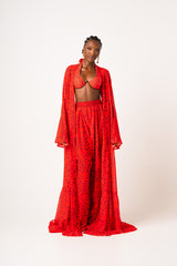 SAMIAH LONG SLEEVE CHIFFON KIMONO