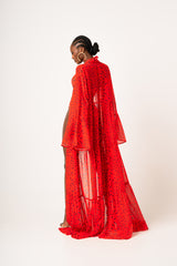 SAMIAH LONG SLEEVE CHIFFON KIMONO