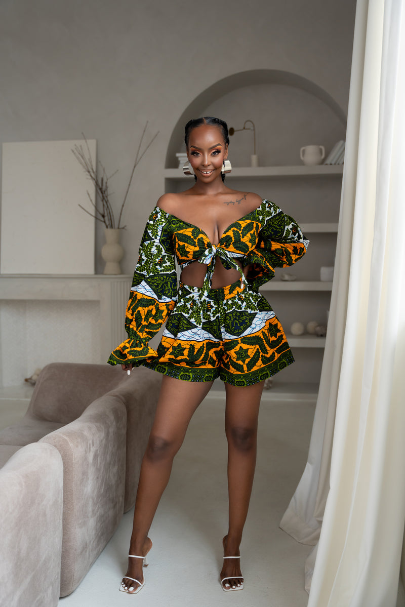 RIMI African Print Shorts