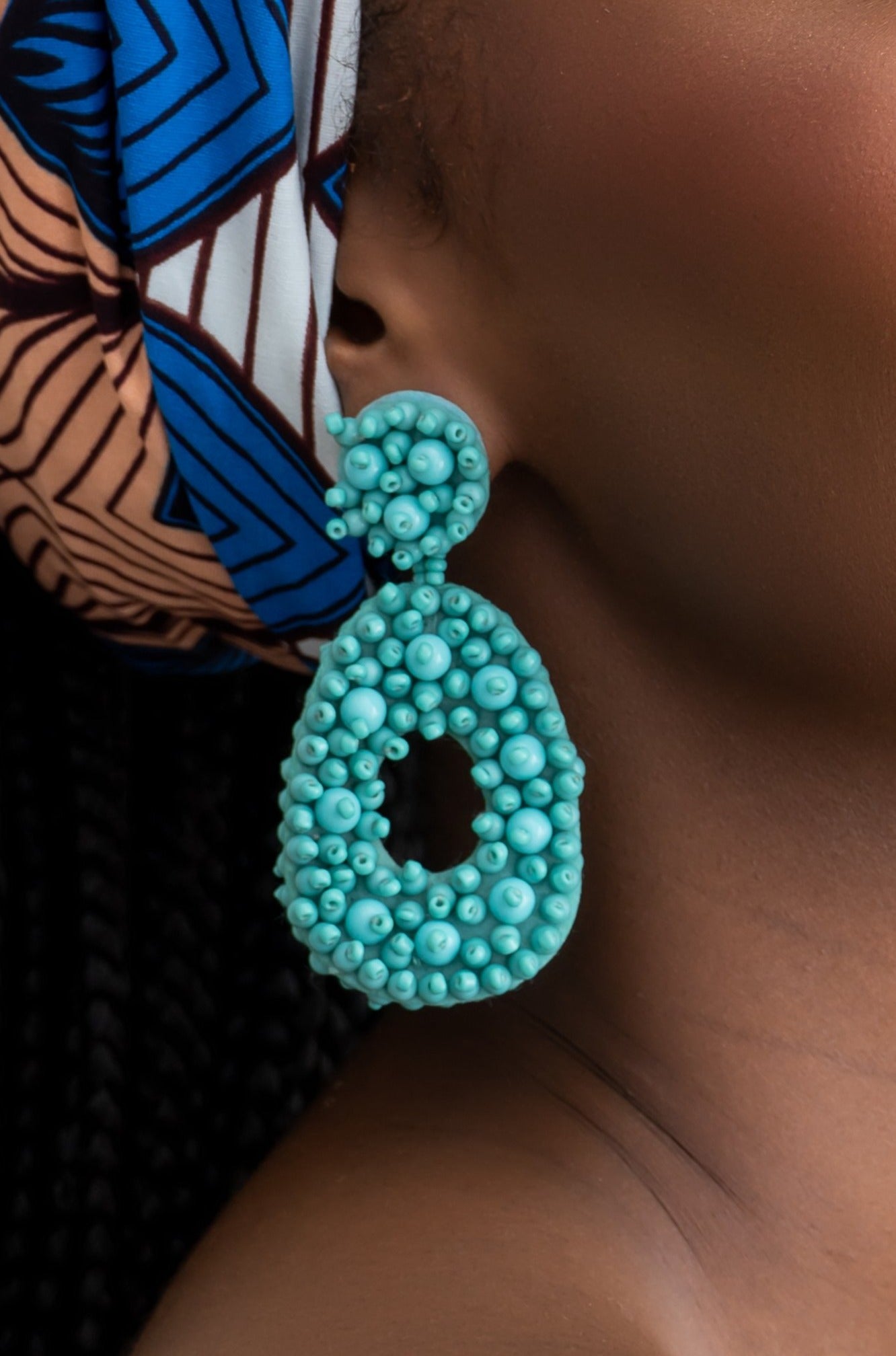 VIVI EARRINGS in teal