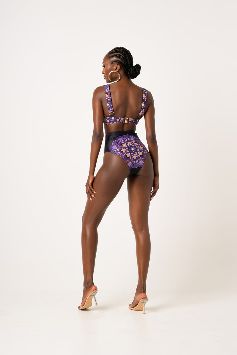 ENANG BLACK WIRE BIKINI Top