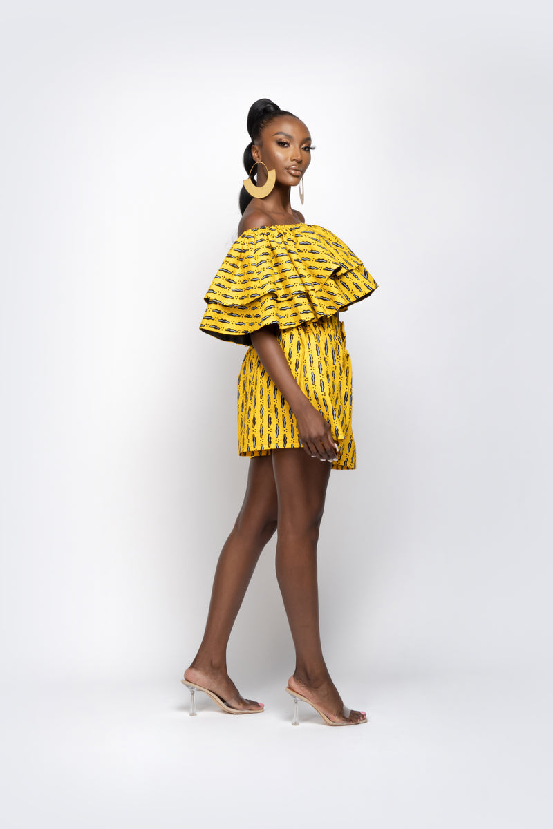 CHI-CHI African Print Shorts