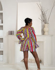 OPE African Print Shorts