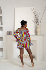 OPE African Print Shorts