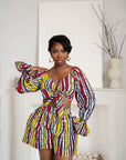 OPE African Print Shorts