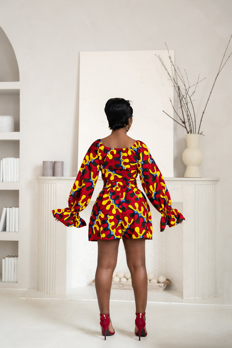 TURO African Print Shorts