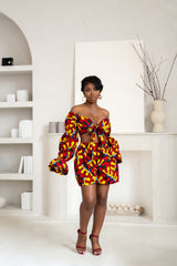 TURO African Print Shorts