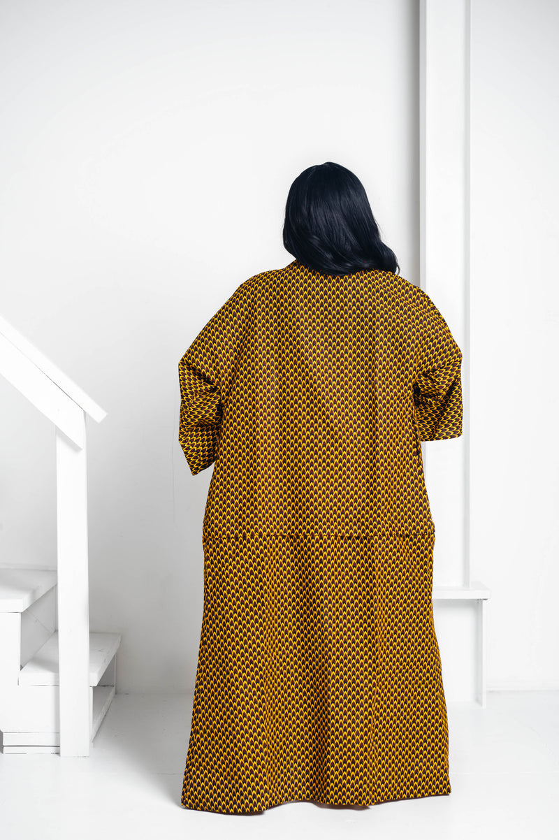AGBANI African Print convertible Kimono