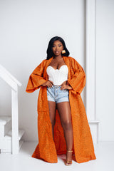 OBI African Print convertible Kimono