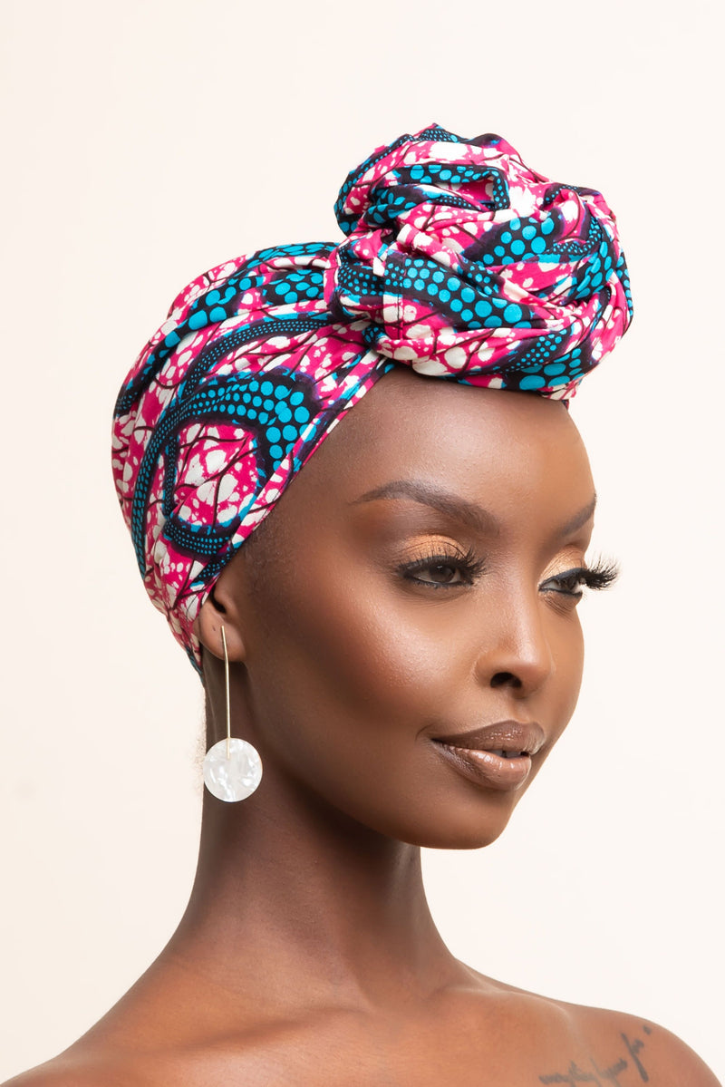 TUMELO African Print Headwrap