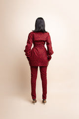 SHANIA African print Pantsuit BLAZER