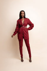 SHANIA African print Pantsuit BLAZER