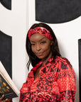 IVY African Print Silk-satin Headband