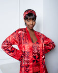 IVY African Print Silk-satin Headband