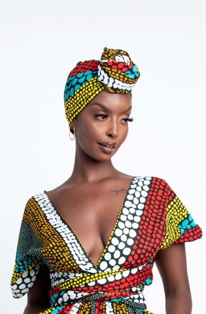 TUTU African Print Headwrap headwrap ofuure 