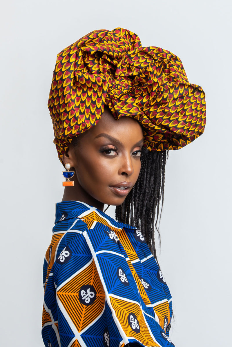 AGBANI African print head wrap headwrap ofuure 