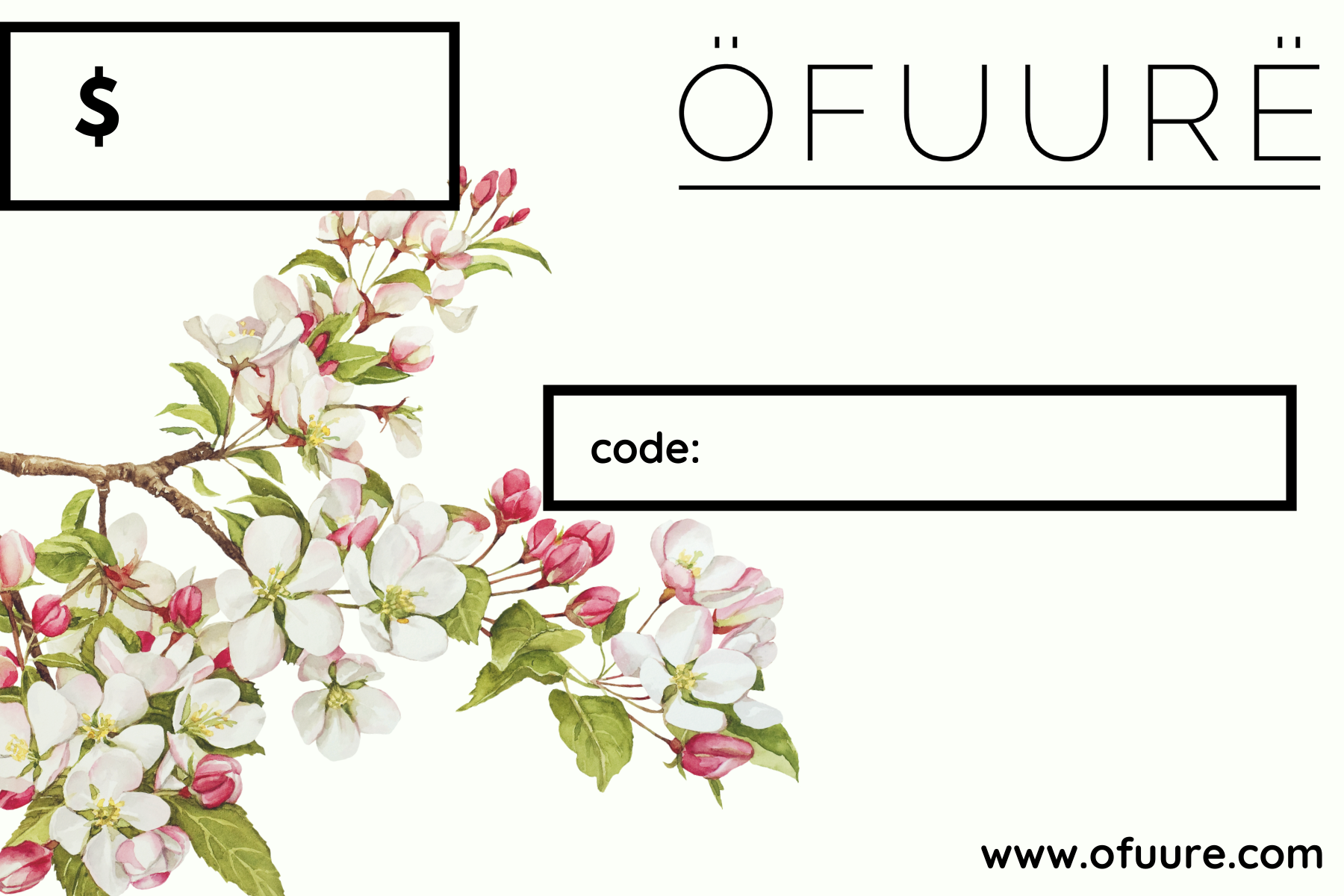 OFUURE E-GIFTCARD