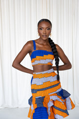 SOMIE African Print Crop Top