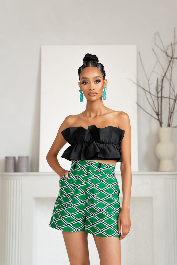 TARA African Print Shorts (short suit)