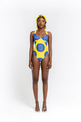 ENANG YELLOW one-piece swimsuit