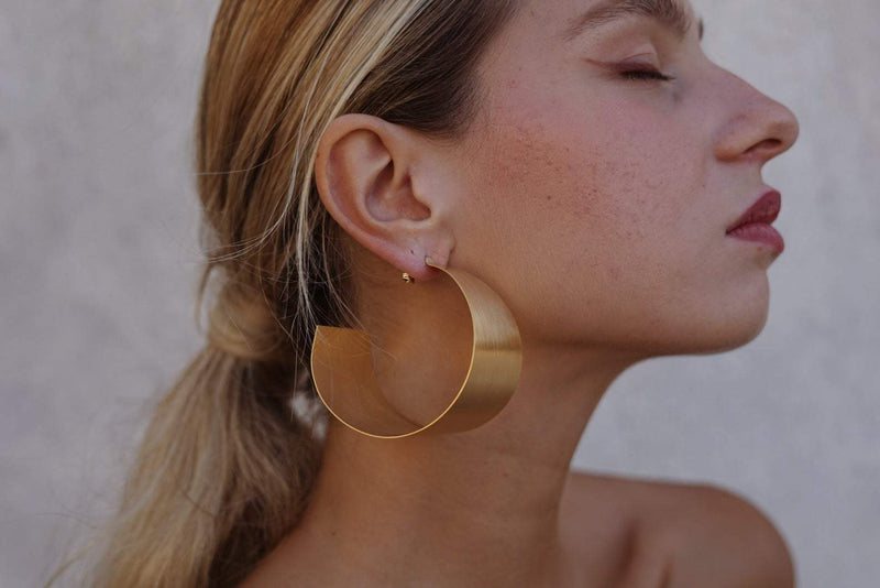 GOLD Sculptural Style Earrings