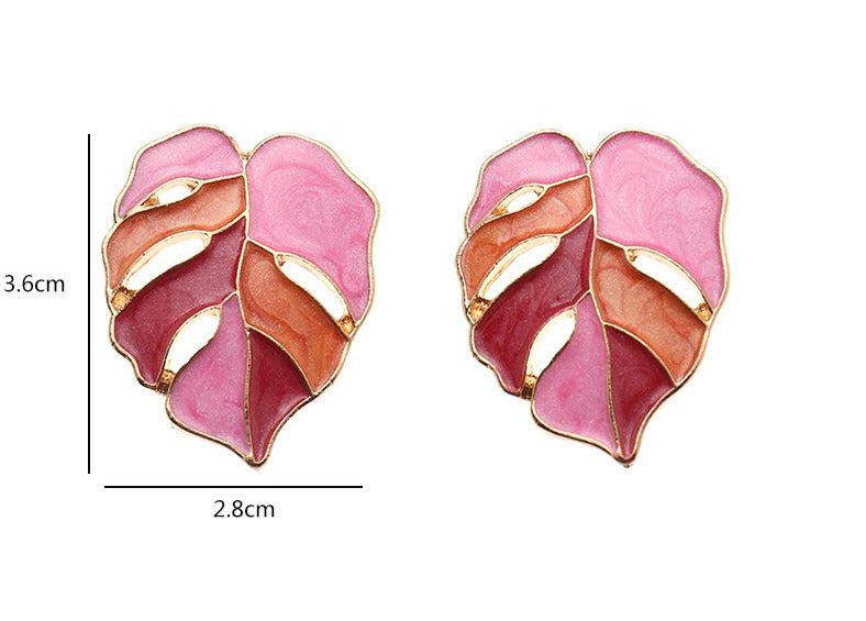 Leaf Stud Earrings